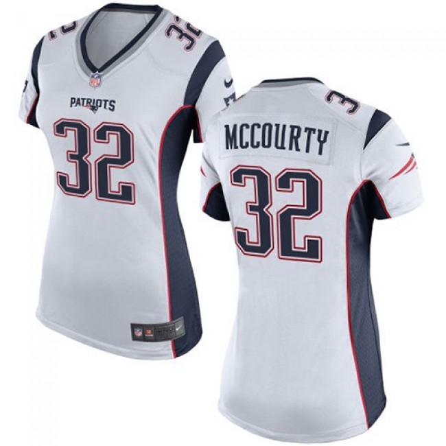 Women's Patriots #32 Devin McCourty White Stitched NFL New Elite Jersey