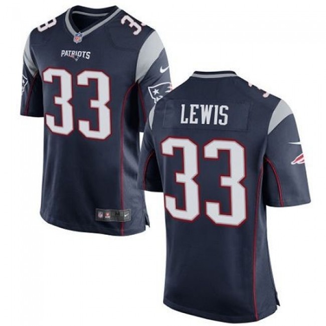 New England Patriots #33 Dion Lewis Navy Blue Team Color Youth Stitched NFL New Elite Jersey