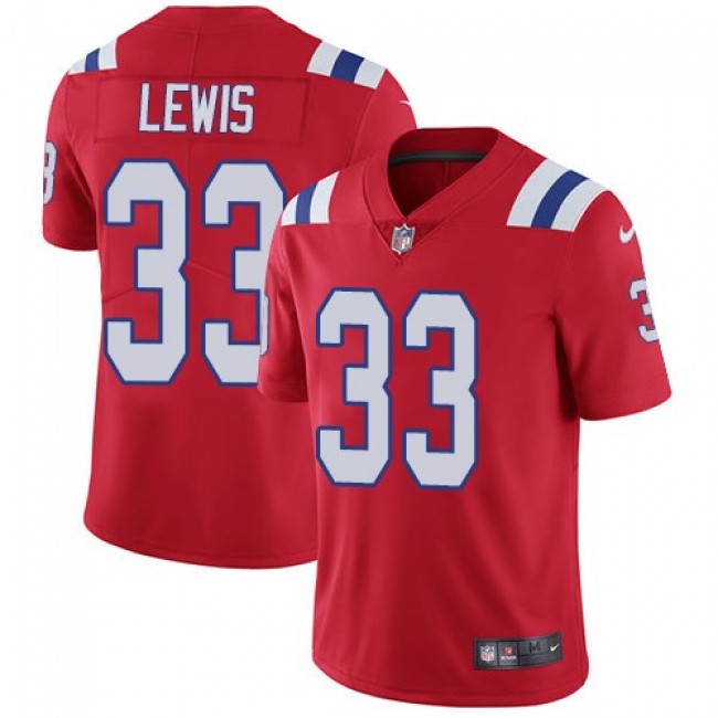 New England Patriots #33 Dion Lewis Red Alternate Youth Stitched NFL Vapor Untouchable Limited Jersey