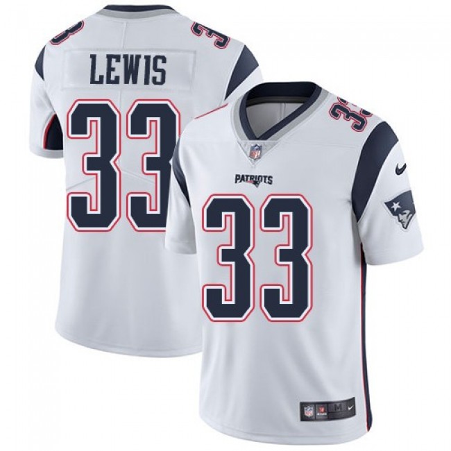 New England Patriots #33 Dion Lewis White Youth Stitched NFL Vapor Untouchable Limited Jersey