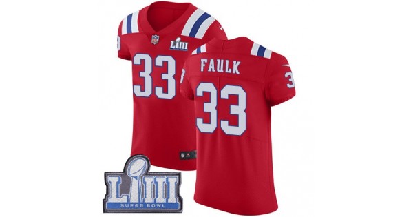 ماكينة لحام NFL Jersey Fashion Designer-Nike Patriots #33 Kevin Faulk Red ... ماكينة لحام