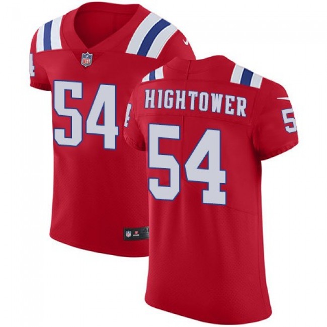Nike Patriots #54 Dont'a Hightower Red Alternate Men's Stitched NFL Vapor Untouchable Elite Jersey