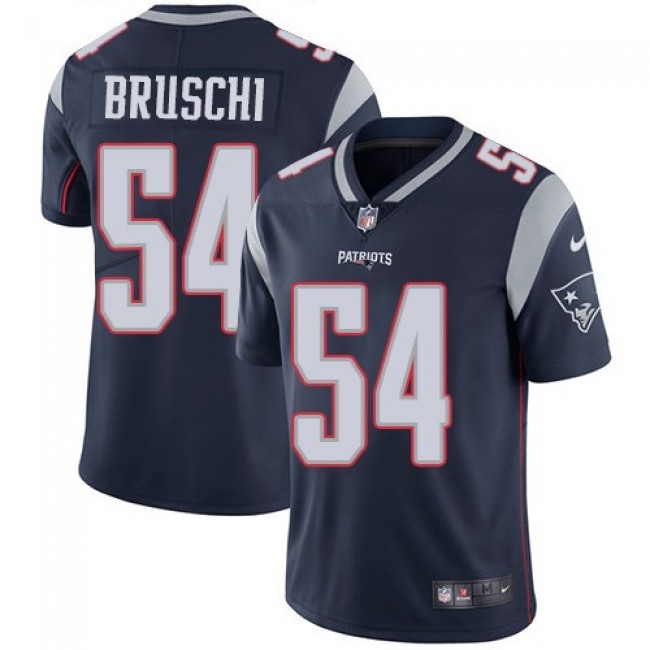 Nike Patriots #54 Tedy Bruschi Navy Blue Team Color Men's Stitched NFL Vapor Untouchable Limited Jersey