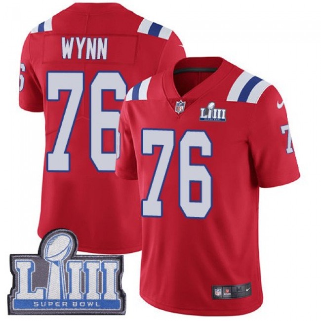 نير Nike Patriots #76 Isaiah Wynn Red Alternate Women's Stitched NFL Vapor Untouchable Limited Jersey غوغو دراغون بول