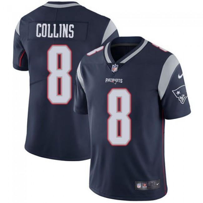 Nike Patriots #8 Jamie Collins Sr Navy Blue Team Color Men's Stitched NFL Vapor Untouchable Limited Jersey