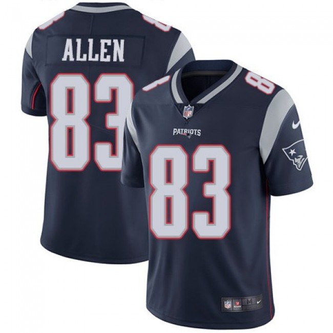New England Patriots #83 Dwayne Allen Navy Blue Team Color Youth Stitched NFL Vapor Untouchable Limited Jersey