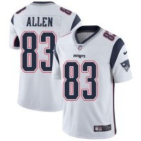 دب البحر NFL Jersey US Image-New England Patriots #83 Dwayne Allen White ... دب البحر