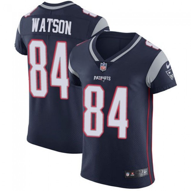 Nike Patriots #84 Benjamin Watson Navy Blue Team Color Men's Stitched NFL Vapor Untouchable Elite Jersey