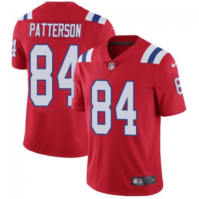 Nike Patriots #84 Cordarrelle Patterson Red Alternate Men's Stitched NFL Vapor Untouchable Limited Jersey