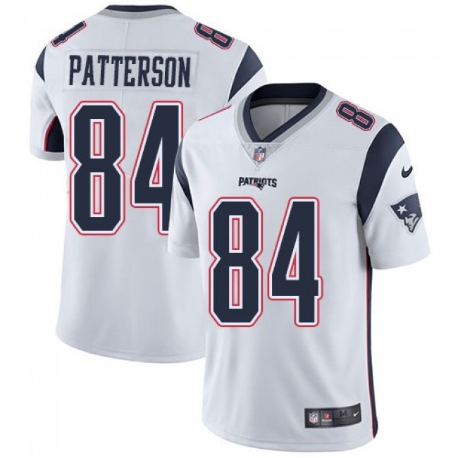 Nike Patriots #84 Cordarrelle Patterson White Men's Stitched NFL Vapor Untouchable Limited Jersey