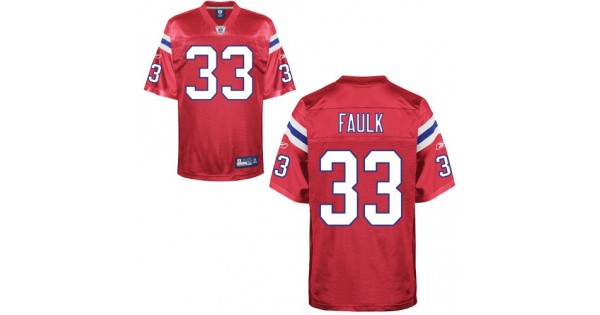 موقد غاز NFL Jersey USA Great-Patriots #33 Kevin Faulk Red Alternate ... موقد غاز
