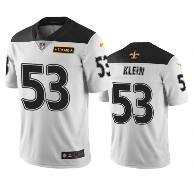 New Orleans Saints #53 A.J. Klein White Vapor Limited City Edition NFL Jersey