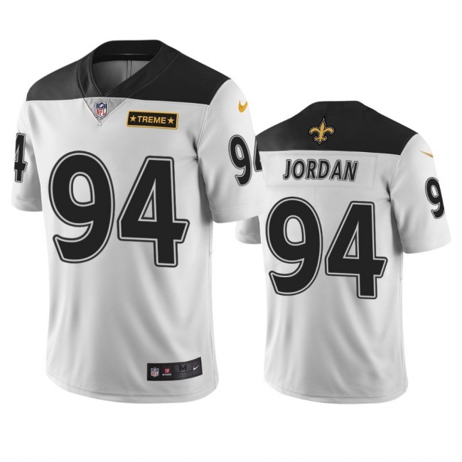 New Orleans Saints #94 Cameron Jordan White Vapor Limited City Edition NFL Jersey