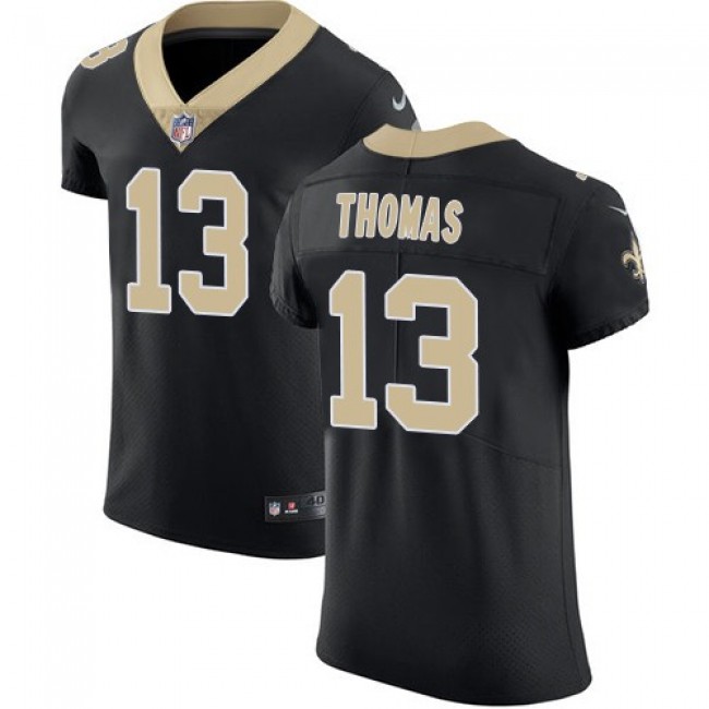 Nike Saints #13 Michael Thomas Black Team Color Men's Stitched NFL Vapor Untouchable Elite Jersey