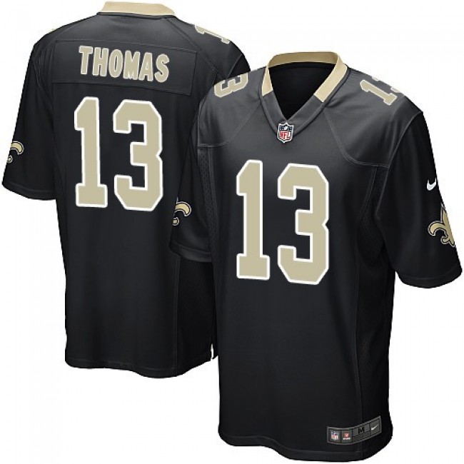 New Orleans Saints #13 Michael Thomas Black Team Color Youth Stitched NFL Elite Jersey