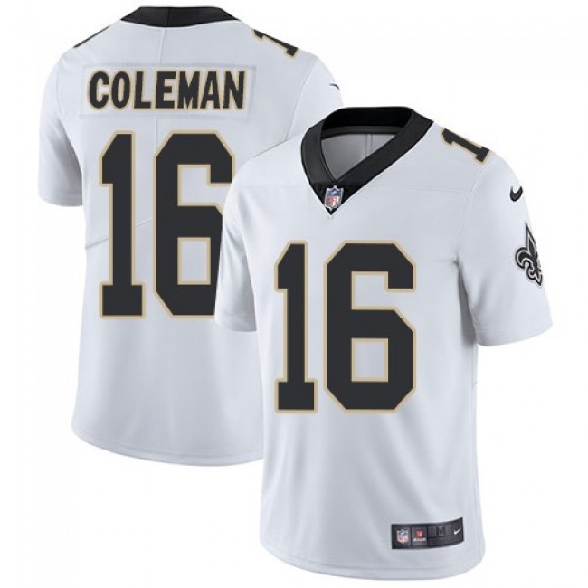 New Orleans Saints #16 Brandon Coleman White Youth Stitched NFL Vapor Untouchable Limited Jersey
