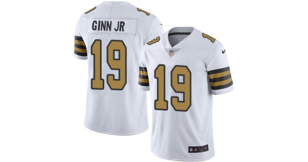 عطر التمساح Women's Nike New Orleans Saints #19 Ted Ginn Jr White Stitched NFL Limited Rush Jersey تغليف حراري للجوال جدة