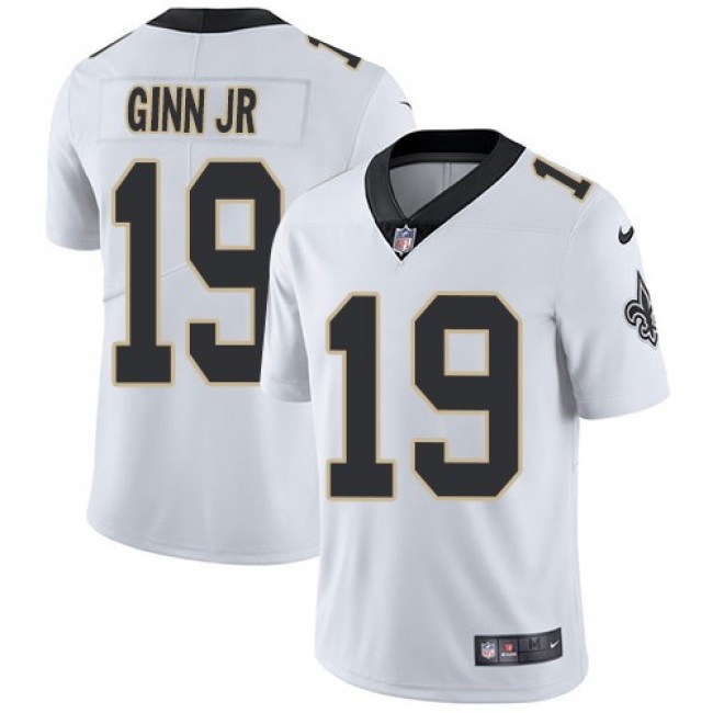 Nike New Orleans Saints No19 Ted Ginn Jr Black Team Color Youth Stitched NFL Vapor Untouchable Limited Jersey