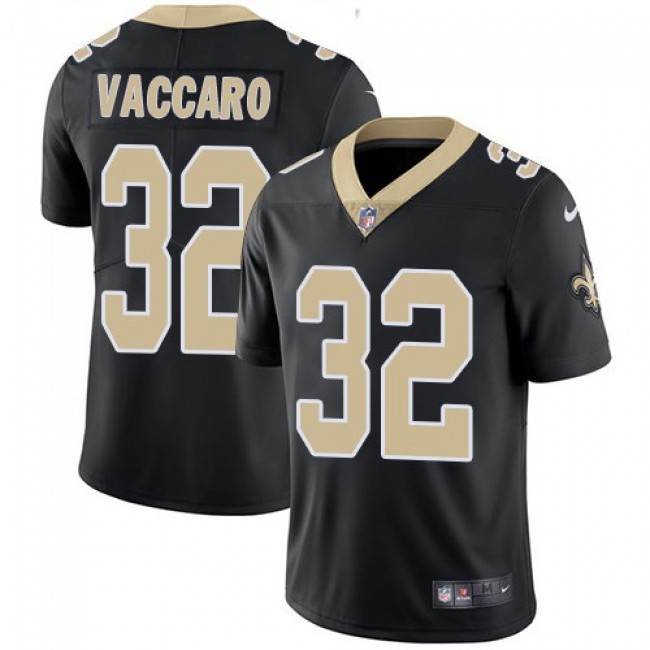 Nike Saints #32 Kenny Vaccaro Black Team Color Men's Stitched NFL Vapor Untouchable Limited Jersey