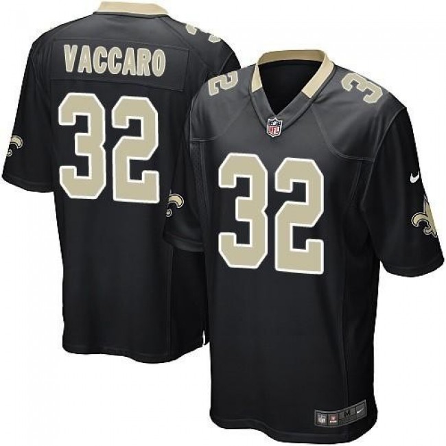 New Orleans Saints #32 Kenny Vaccaro Black Team Color Youth Stitched NFL Elite Jersey