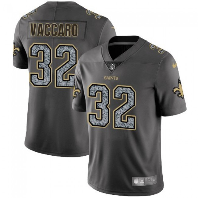 New Orleans Saints #32 Kenny Vaccaro Gray Static Youth Stitched NFL Vapor Untouchable Limited Jersey