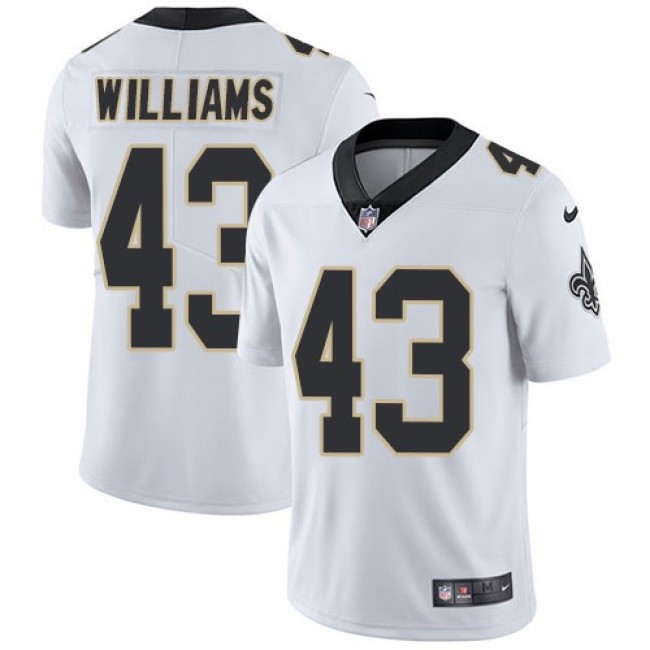 New Orleans Saints #43 Marcus Williams White Youth Stitched NFL Vapor Untouchable Limited Jersey