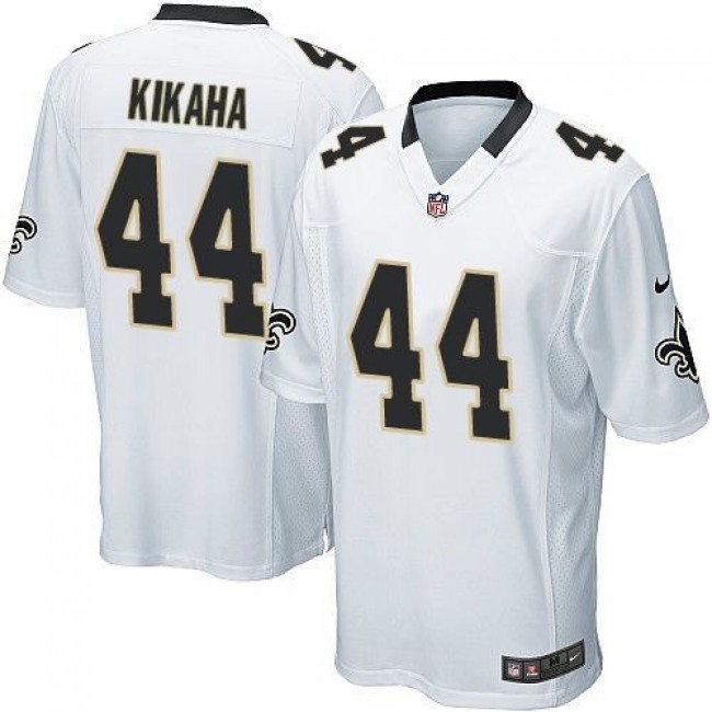 New Orleans Saints #44 Hau oli Kikaha White Youth Stitched NFL Elite Jersey