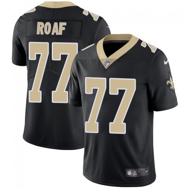 Nike Saints #77 Willie Roaf Black Team Color Men's Stitched NFL Vapor Untouchable Limited Jersey