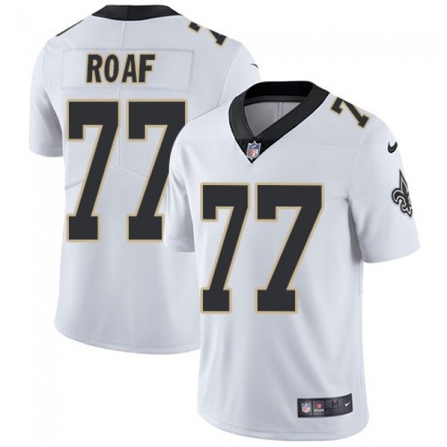 Nike Saints #77 Willie Roaf White Men's Stitched NFL Vapor Untouchable Limited Jersey