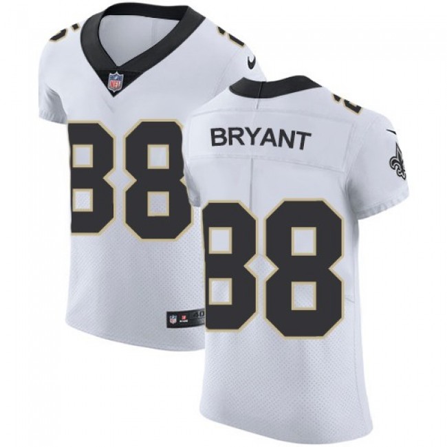 Nike Saints #88 Dez Bryant White Men's Stitched NFL Vapor Untouchable Elite Jersey