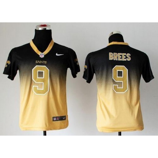 مكينه الايسكريم NFL Jersey Cheap Prices-New Orleans Saints #9 Drew Brees Black ... مكينه الايسكريم