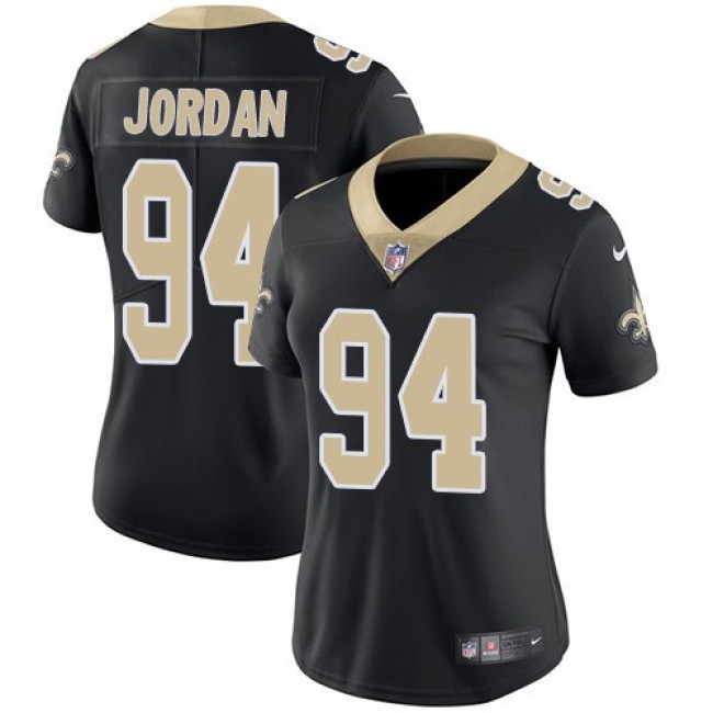 خواتم عقيق نادره Nike New Orleans Saints #94 Cameron Jordan Black Limited Womens Jersey خواتم عقيق نادره