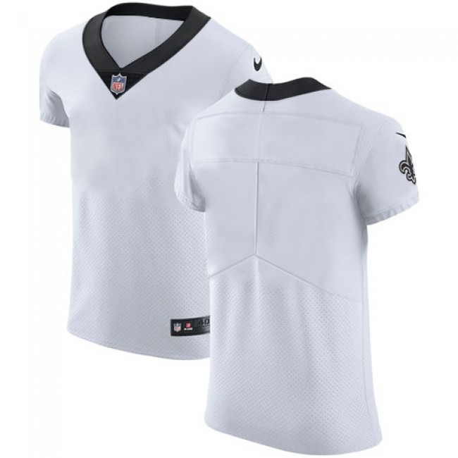 Nike Saints Blank White Men's Stitched NFL Vapor Untouchable Elite Jersey