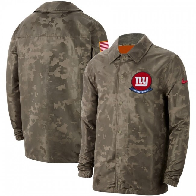 Men's New York Giants Nike Camo 2019 Salute to Service Sideline Full-Zip Lightweight Jacket