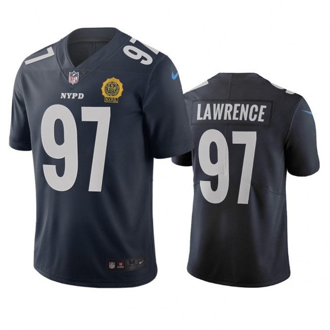 New York Giants #97 Dexter Lawrence Navy Vapor Limited City Edition NFL Jersey