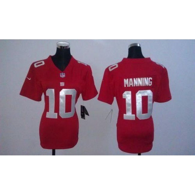 تأخير القذف حبوب NFL Jersey #20-Women's Giants #10 Eli Manning Red Alternate ... تأخير القذف حبوب