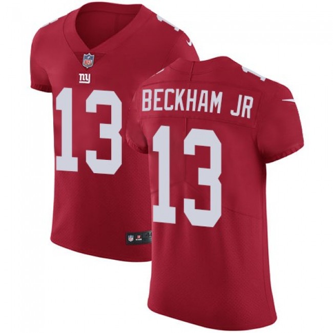 Nike Giants #13 Odell Beckham Jr Red Alternate Men's Stitched NFL Vapor Untouchable Elite Jersey