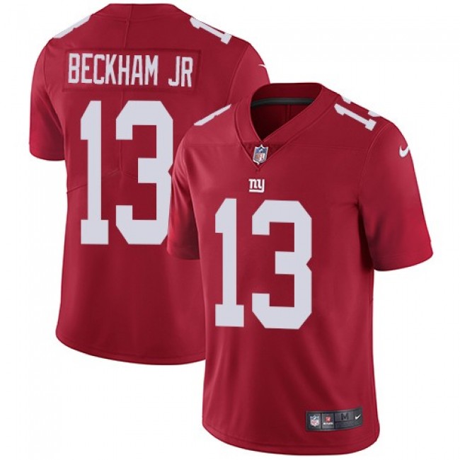 New York Giants #13 Odell Beckham Jr Red Alternate Youth Stitched NFL Vapor Untouchable Limited Jersey
