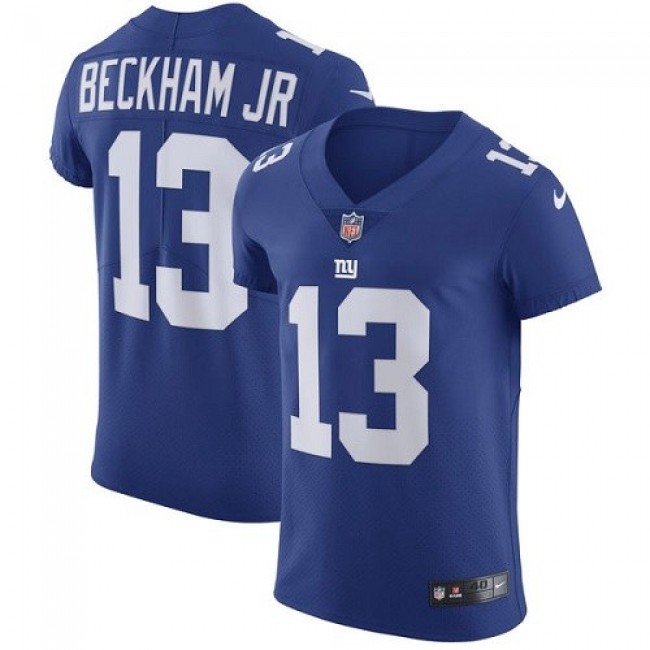 Nike Giants #13 Odell Beckham Jr Royal Blue Team Color Men's Stitched NFL Vapor Untouchable Elite Jersey