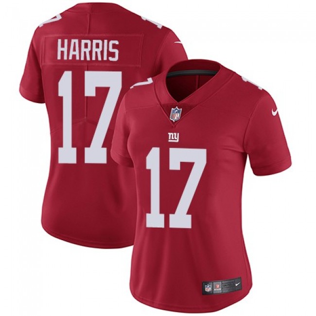 Women's Giants #17 Dwayne Harris Red Alternate Stitched NFL Vapor Untouchable Limited Jersey