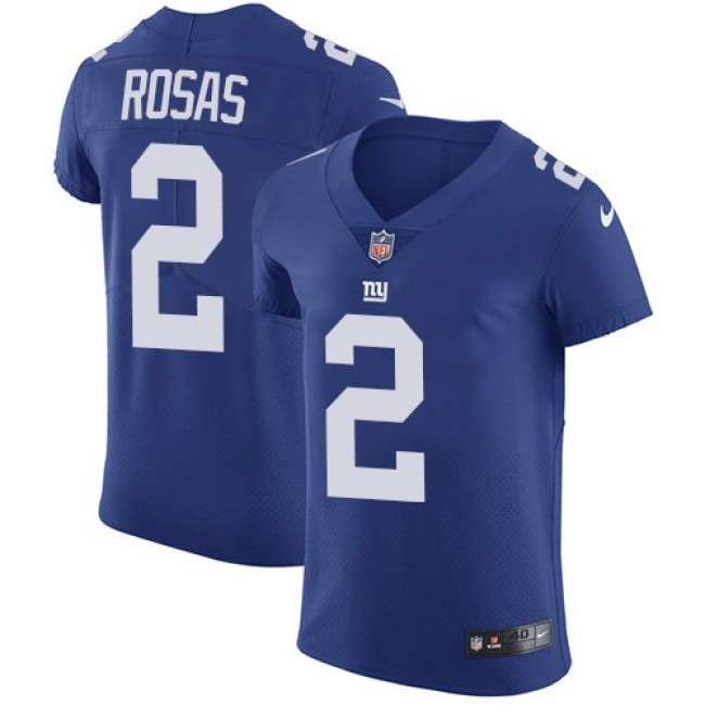 Nike Giants #2 Aldrick Rosas Royal Blue Team Color Men's Stitched NFL Vapor Untouchable Elite Jersey