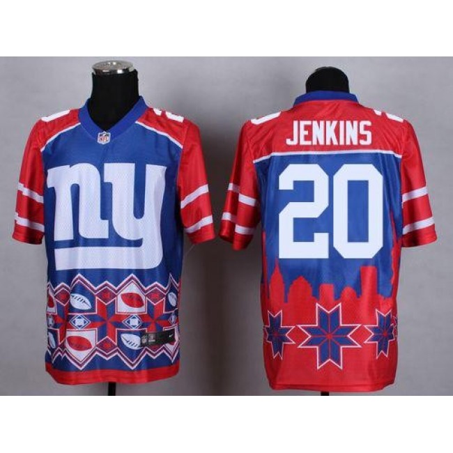Nike Giants #20 Janoris Jenkins Blue Men's Stitched NFL Elite Noble Fashion Jersey