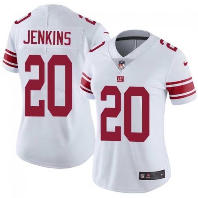 Women's Giants #20 Janoris Jenkins White Stitched NFL Vapor Untouchable Limited Jersey