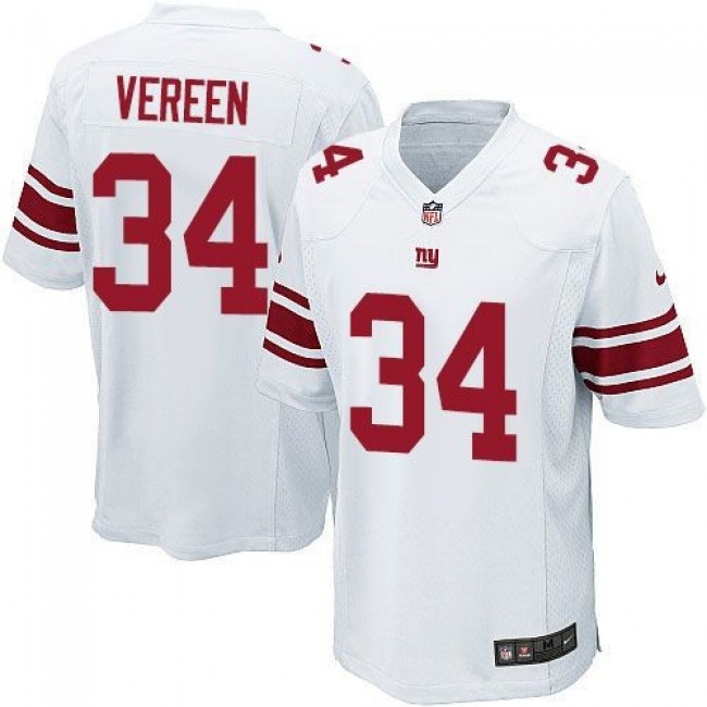 New York Giants #34 Shane Vereen White Color Youth Stitched NFL Elite Jersey