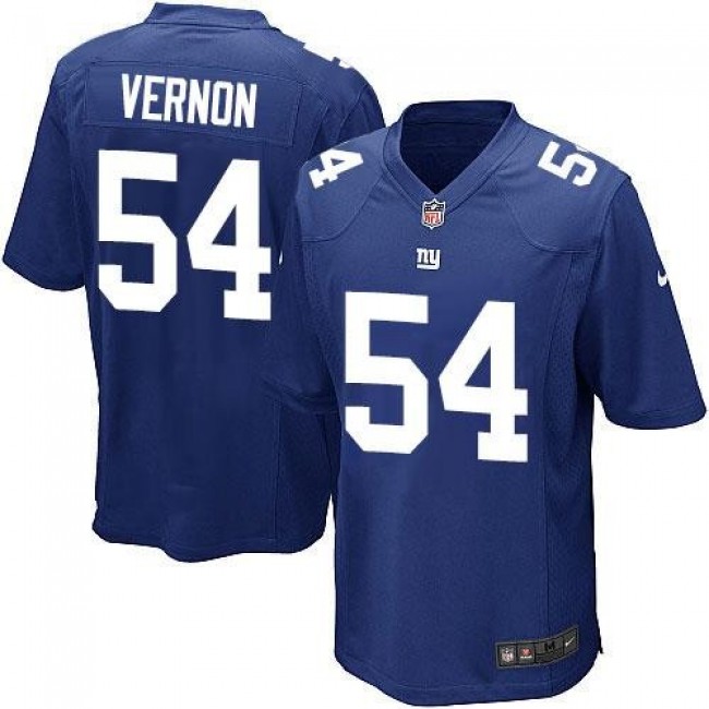 New York Giants #54 Olivier Vernon Royal Blue Team Color Youth Stitched NFL Elite Jersey