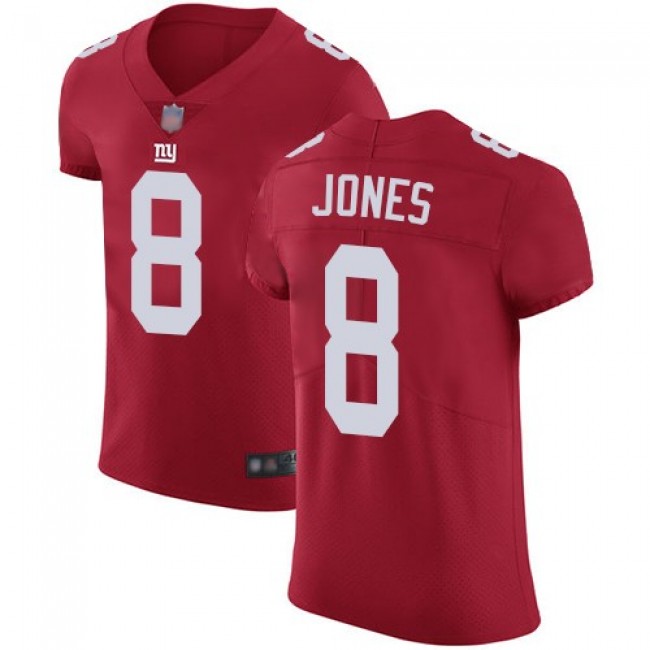 Nike Giants #8 Daniel Jones Red Alternate Men's Stitched NFL Vapor Untouchable Elite Jersey