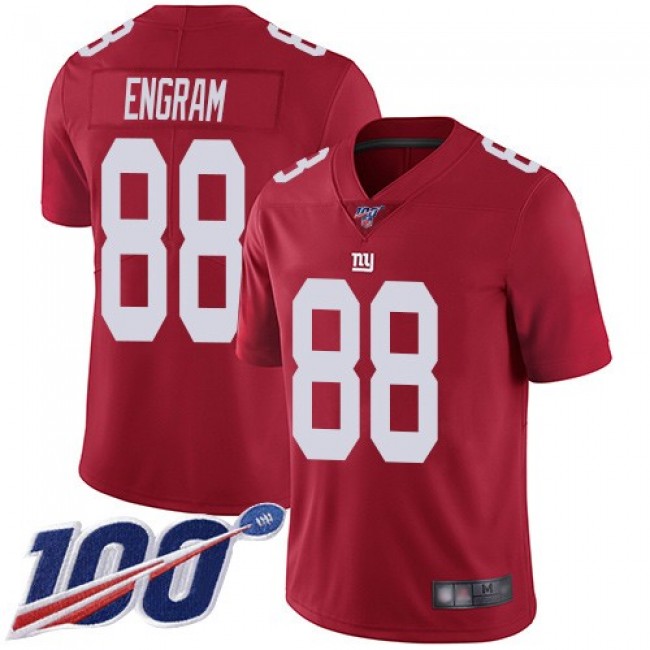 Nike Giants #88 Evan Engram Red Men's Stitched NFL Limited Inverted Legend 100th Season Jersey
