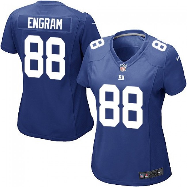 Women's Giants #88 Evan Engram Royal Blue Team Color Stitched NFL Elite Jersey