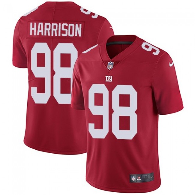 New York Giants #98 Damon Harrison Red Alternate Youth Stitched NFL Vapor Untouchable Limited Jersey