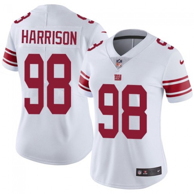 الفرق بين العطر وماء العطر NFL Jersey Best Selling-Women's Giants #98 Damon Harrison White ... الفرق بين العطر وماء العطر